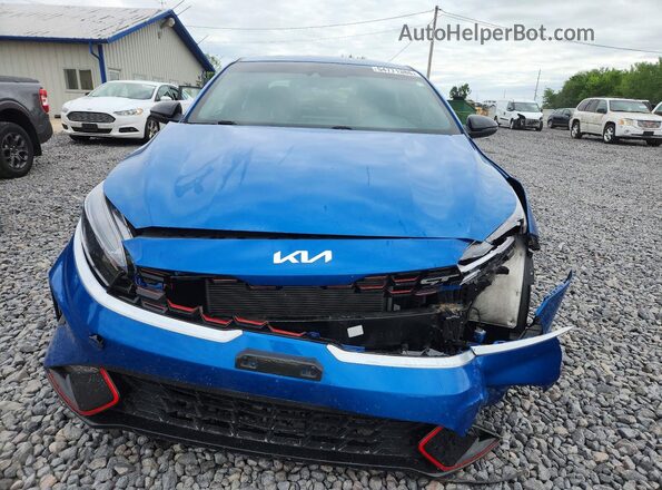 3KPF44AC0PE630312 2023 KIA FORTE Blue Front view