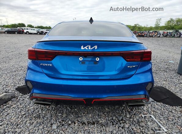 3KPF44AC0PE630312 2023 KIA FORTE Blue Rear view