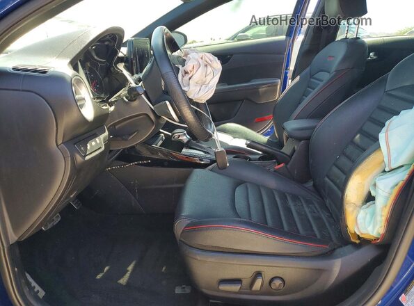 3KPF44AC1LE193981 2020 KIA FORTE Blue Vista interior delantera