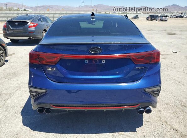 3KPF44AC1LE193981 2020 KIA FORTE Blue Vista trasera