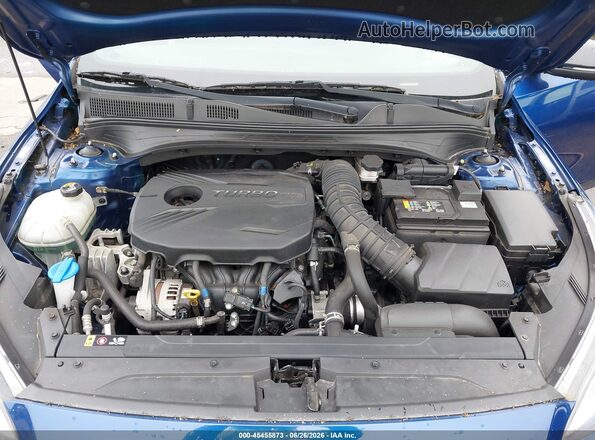 3KPF44AC1ME272973 2021 KIA FORTE Blue Widok z tyłu