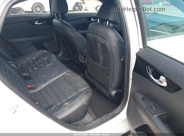 3KPF44AC1ME380994 2021 KIA FORTE White Vista de la etiqueta del VIN