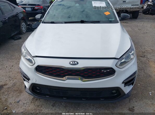 3KPF44AC1ME380994 2021 KIA FORTE White Vista del cuadro de instrumentos