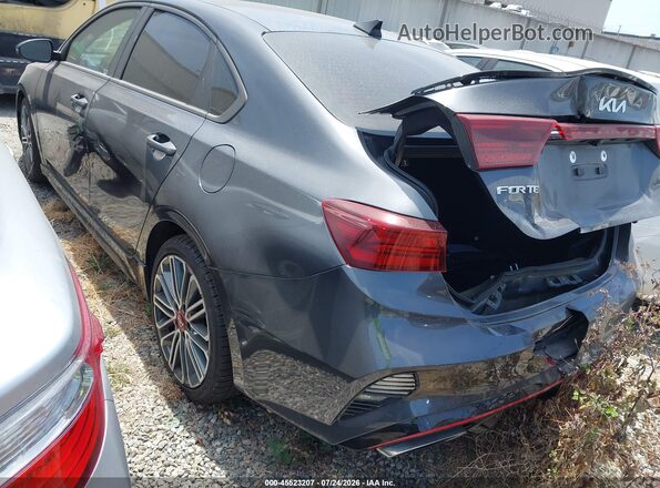 3KPF44AC1NE484077 2022 KIA FORTE Gray Trasero izquierdo
