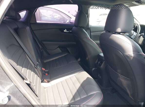 3KPF44AC1NE484077 2022 KIA FORTE Gray Vista de la etiqueta del VIN