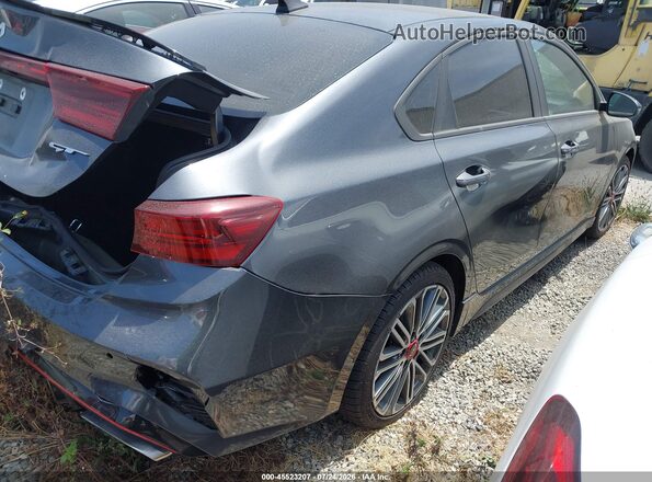 3KPF44AC1NE484077 2022 KIA FORTE Gray Trasero derecho