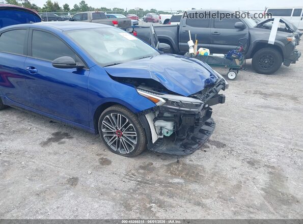 3KPF44AC1RE772090 2024 KIA FORTE Blue Вид спереду