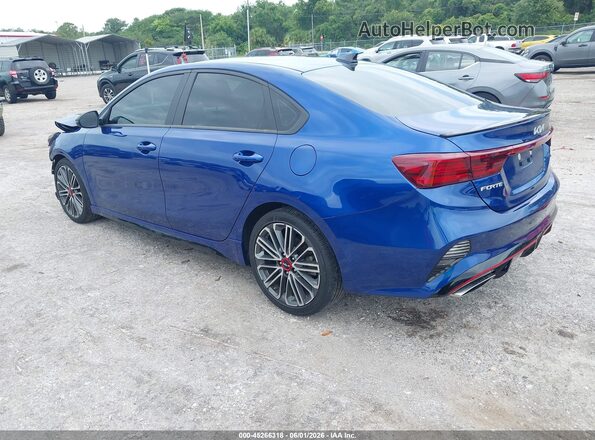 3KPF44AC1RE772090 2024 KIA FORTE Blue Задня ліва чверть
