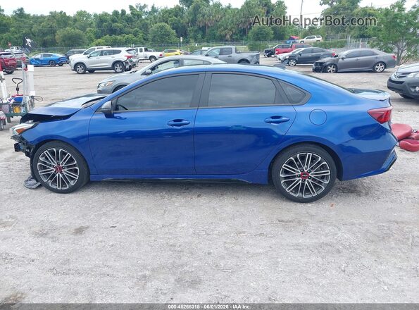 3KPF44AC1RE772090 2024 KIA FORTE Blue Панорамний вид салону 360°