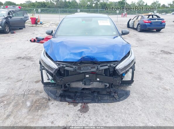 3KPF44AC1RE772090 2024 KIA FORTE Blue Вид щитка приладів