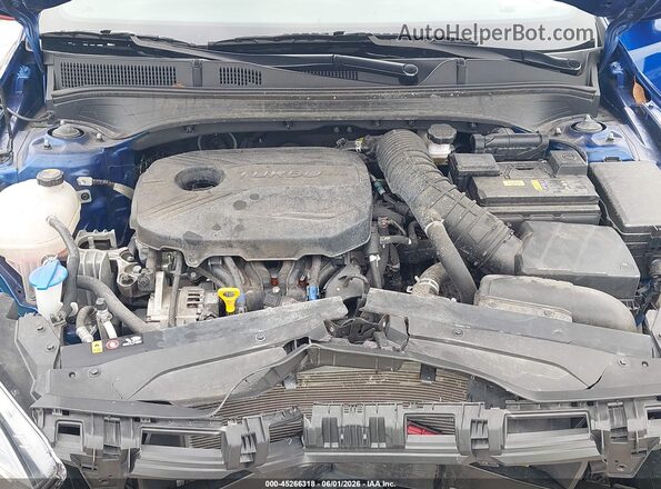3KPF44AC1RE772090 2024 KIA FORTE Blue Вид ззаду