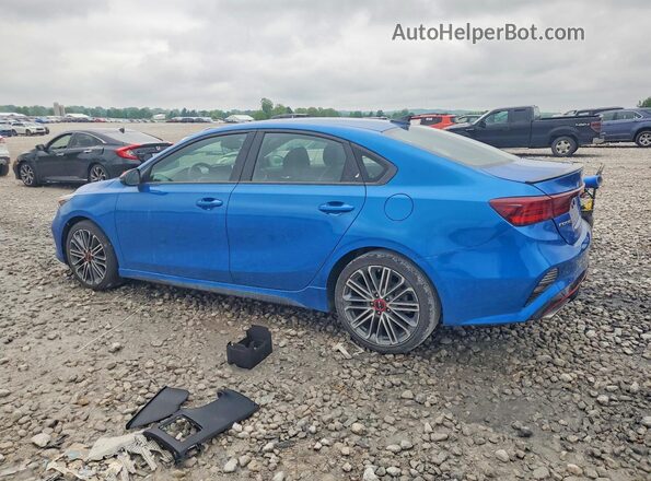 3KPF44AC2NE467918 2022 KIA FORTE Blue Tył lewy