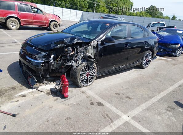 3KPF44AC2PE518336 2023 KIA FORTE Black Vista tres cuartos delantera izquierda