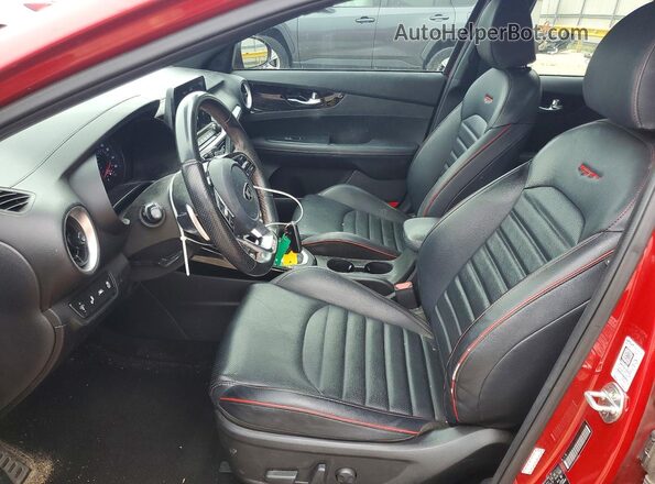 3KPF44AC3ME324104 2021 KIA FORTE Red Vista interior delantera