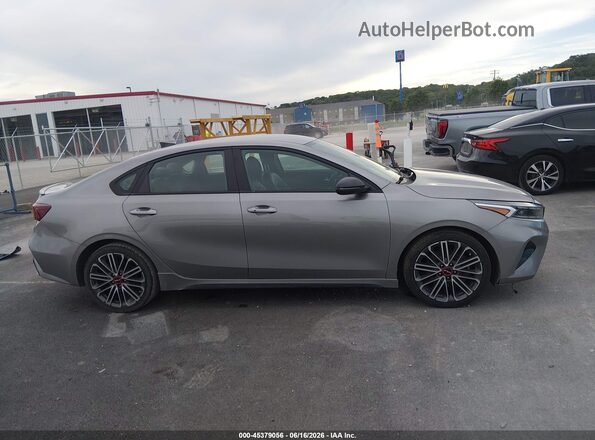 3KPF44AC3NE487241 2022 KIA FORTE Gray უკანა სალონის ხედი