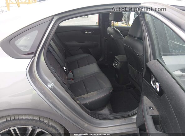 3KPF44AC3NE487241 2022 KIA FORTE Gray VIN კოდის სტიკერის ხედი