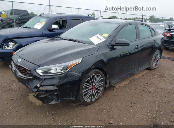 3KPF44AC5ME272264 2021 KIA FORTE Black Przód lewy