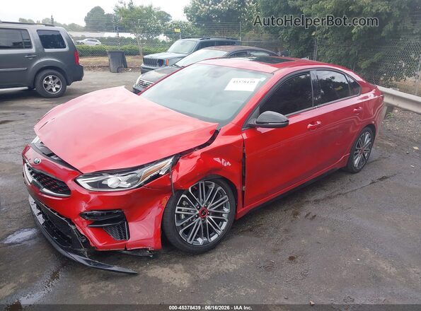 3KPF44AC6ME361714 2021 KIA FORTE Red Przód lewy