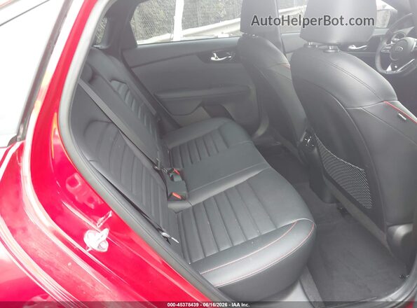 3KPF44AC6ME361714 2021 KIA FORTE Red Widok naklejki z numerem VIN