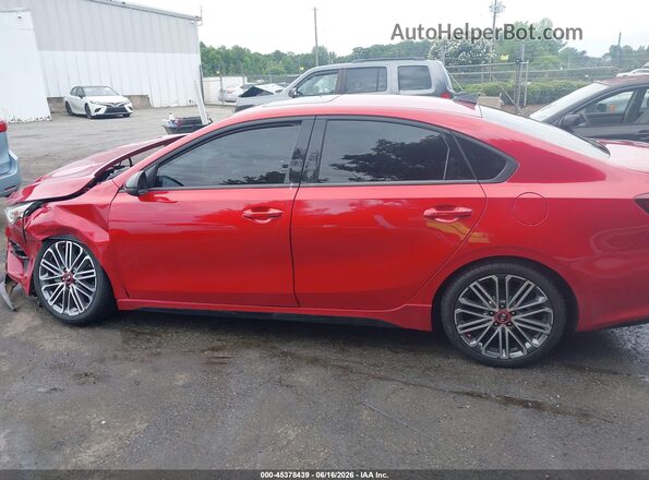 3KPF44AC6ME361714 2021 KIA FORTE Red Widok wnętrza z tyłu