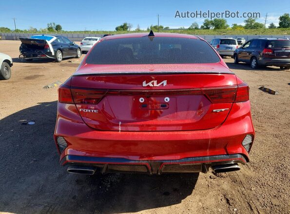 3KPF44AC6PE542963 2023 KIA FORTE Red Widok z tyłu