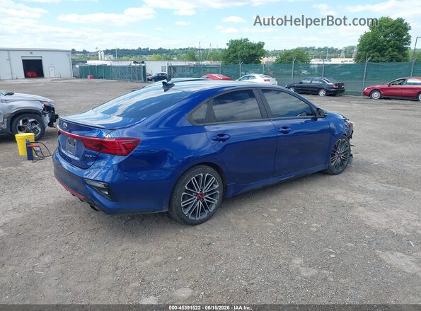 3KPF44AC7LE249423 2020 KIA FORTE Blue Задня права чверть