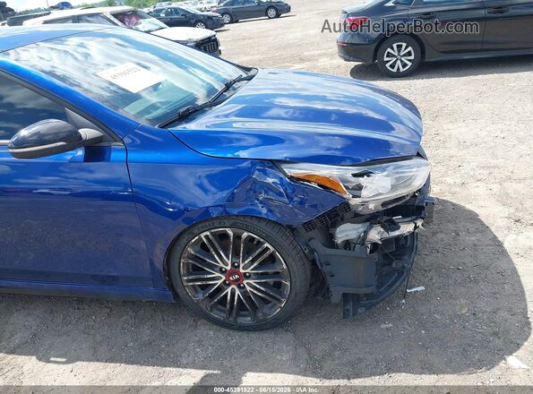 3KPF44AC7LE249423 2020 KIA FORTE Blue Вид спереду