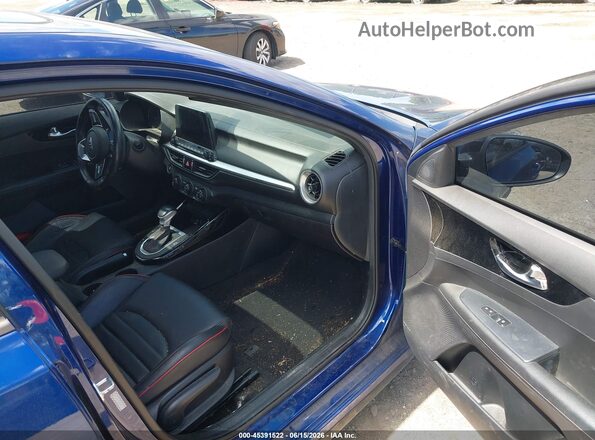 3KPF44AC7LE249423 2020 KIA FORTE Blue Вид салону спереду