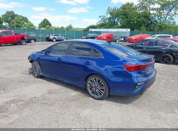 3KPF44AC7LE249423 2020 KIA FORTE Blue Задня ліва чверть