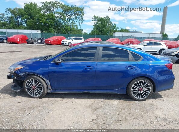 3KPF44AC7LE249423 2020 KIA FORTE Blue Панорамний вид салону 360°