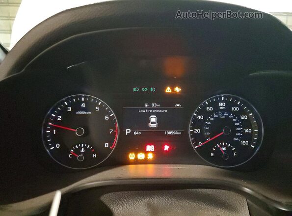 3KPF44AC7ME375976 2021 KIA FORTE Белый Вид щитка приборов
