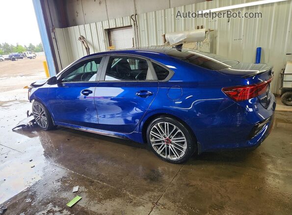 3KPF44AC8LE257630 2020 KIA FORTE Blue Rear left