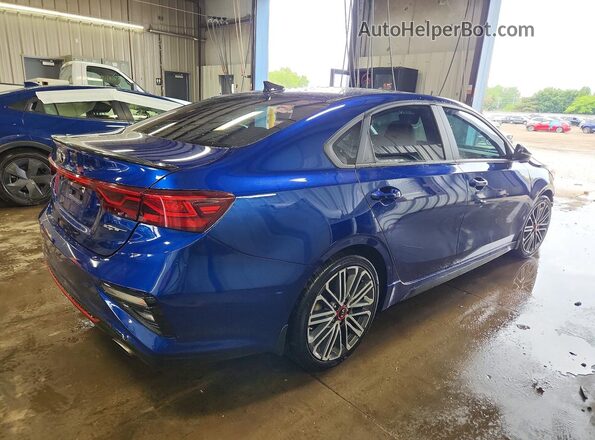 3KPF44AC8LE257630 2020 KIA FORTE Blue Rear right