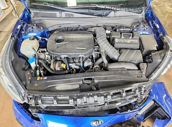 3KPF44AC8LE257630 2020 KIA FORTE Blue Rear interior view
