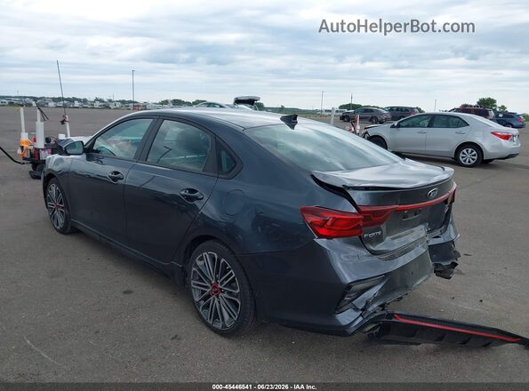 3KPF44AC8ME290533 2021 KIA FORTE Gray Задня ліва чверть