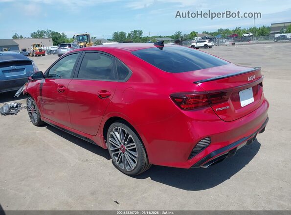 3KPF44AC9NE420725 2022 KIA FORTE Red Tył lewy