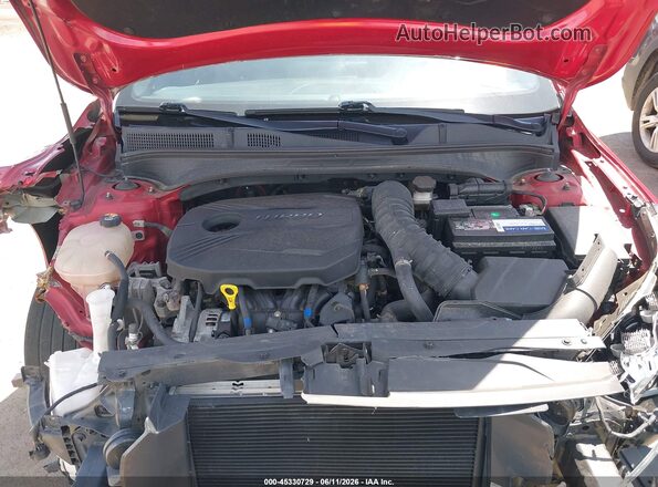 3KPF44AC9NE420725 2022 KIA FORTE Red Widok z tyłu