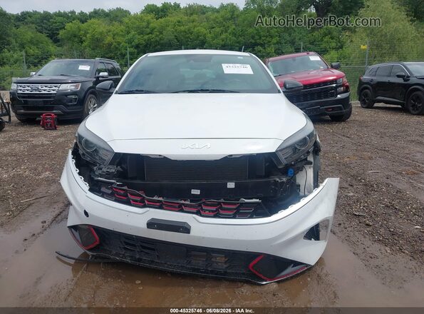 3KPF54AD0NE445678 2022 KIA FORTE White Սարքավորումների վահանակի տեսք
