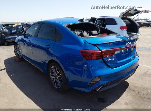 3KPF54AD0NE473710 2022 KIA FORTE Синий Задняя левая четверть