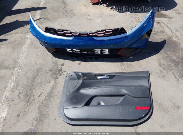 3KPF54AD0NE473710 2022 KIA FORTE Синий Вид щитка приборов