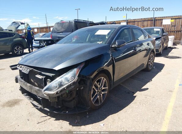 3KPF54AD2KE033449 2019 KIA FORTE Gray Передня ліва чверть
