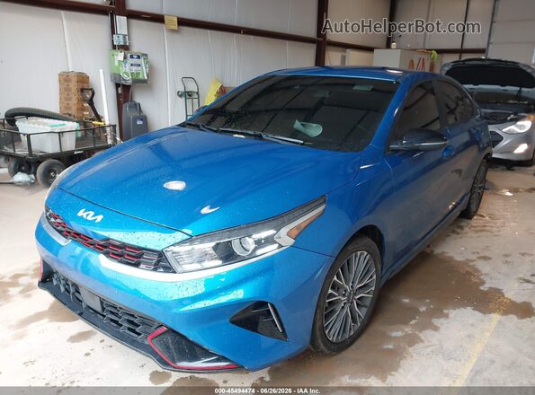 3KPF54AD2PE533540 2023 KIA FORTE Blue Przód lewy