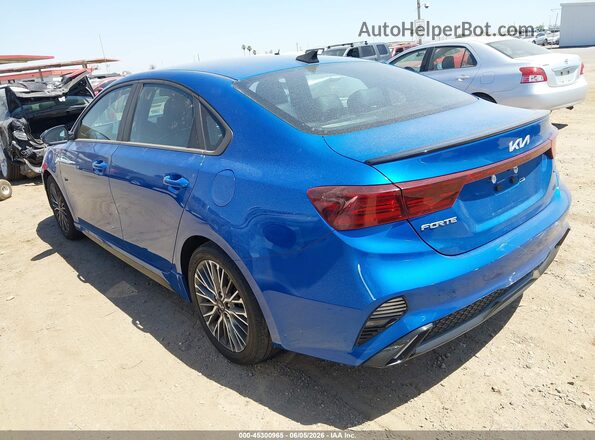 3KPF54AD3NE421892 2022 KIA FORTE Blue Rear left