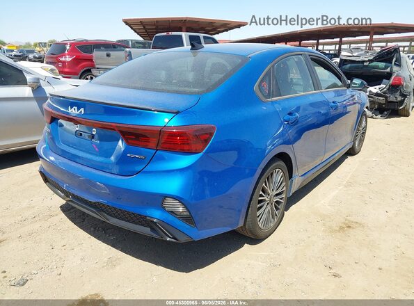 3KPF54AD3NE421892 2022 KIA FORTE Blue Rear right