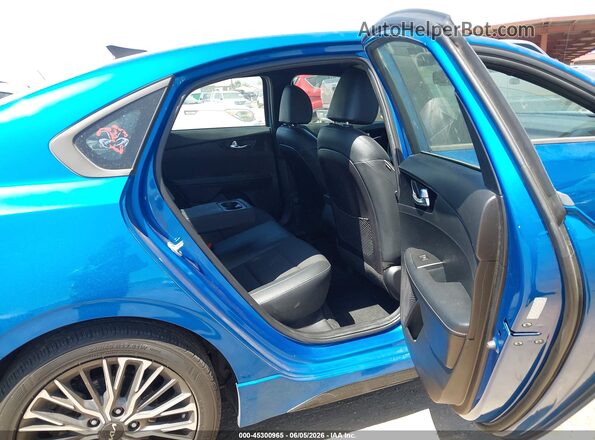 3KPF54AD3NE421892 2022 KIA FORTE Blue VIN sticker view