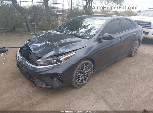 3KPF54AD3PE642718 2023 KIA FORTE Gray Vista tres cuartos delantera izquierda