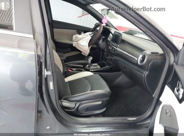 3KPF54AD4LE210312 2020 KIA FORTE Gray წინა სალონის ხედი