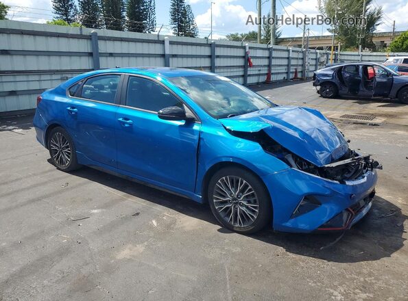 3KPF54AD4NE482197 2022 KIA FORTE Blue 