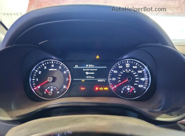 3KPF54AD4PE549190 2023 KIA FORTE Orange ხელსაწყოთა პანელის ხედი