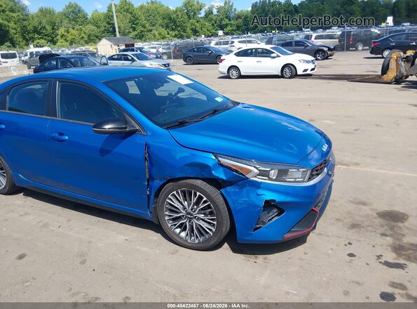 3KPF54AD5NE425944 2022 KIA FORTE Blue Widok z przodu